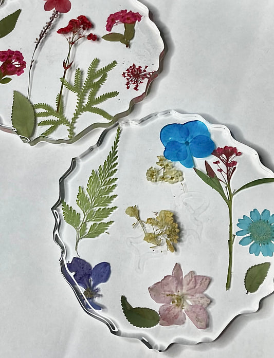 floral paradise coasters (set of 4)